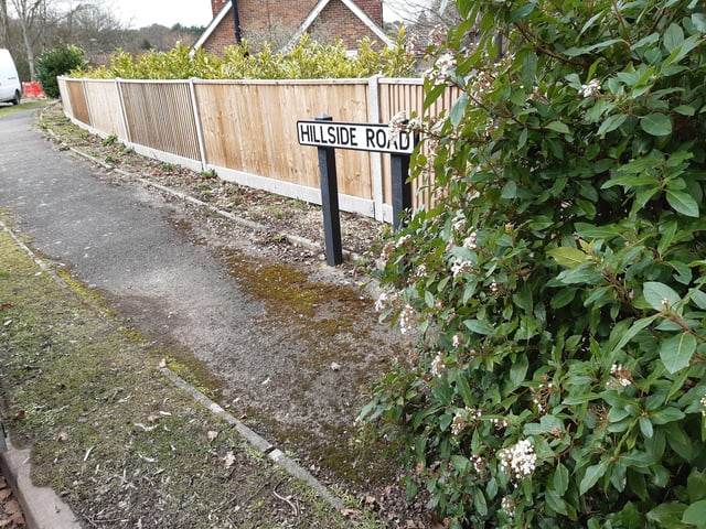 You will come out at Hillside Road, which you follow for a short distance