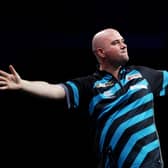 Rob Cross celebrates during a recent BetMGM Premier League event (Photo by Lewis Storey/Getty Images)