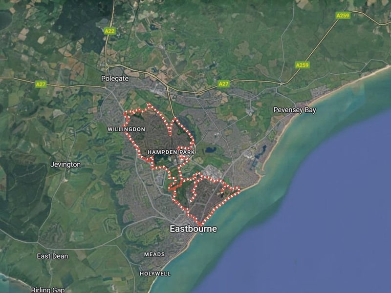It took an average of 122 days to sell a property in the BN22 postcode, based on the sale of 53 homes from March 2024 and March 2025.