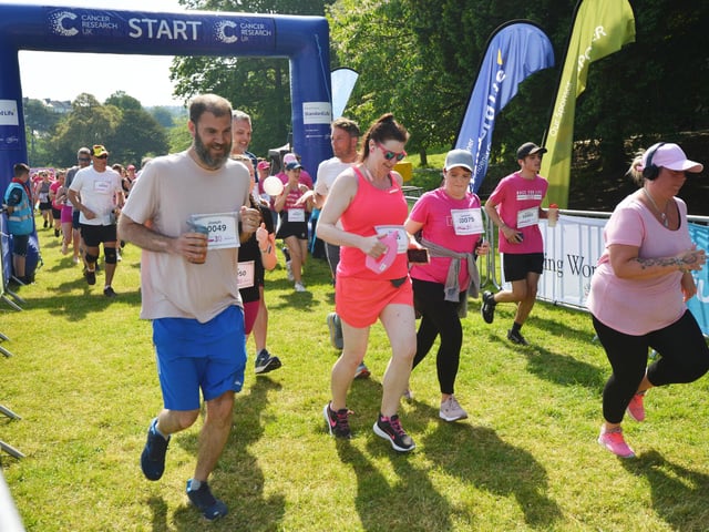 Hastings Race for Life 2023 in Alexandra Park.