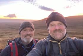 Rob Ward and Andy 'Ginge' Brown climbed Mount Kilimanjaro for St Peter & St James Hospice last year