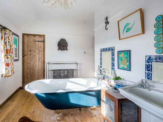 The property's beautiful second bathroom.