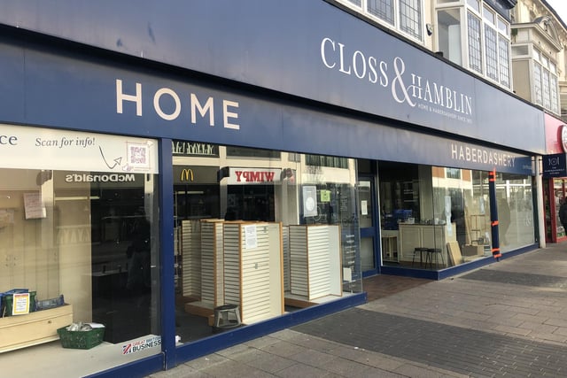 The large store had three floors of products and a coffee shop. The new store in Cornfield Road is now open, specialising in bespoke curtains, blinds and shutters. No news on what the large site will be used for next.