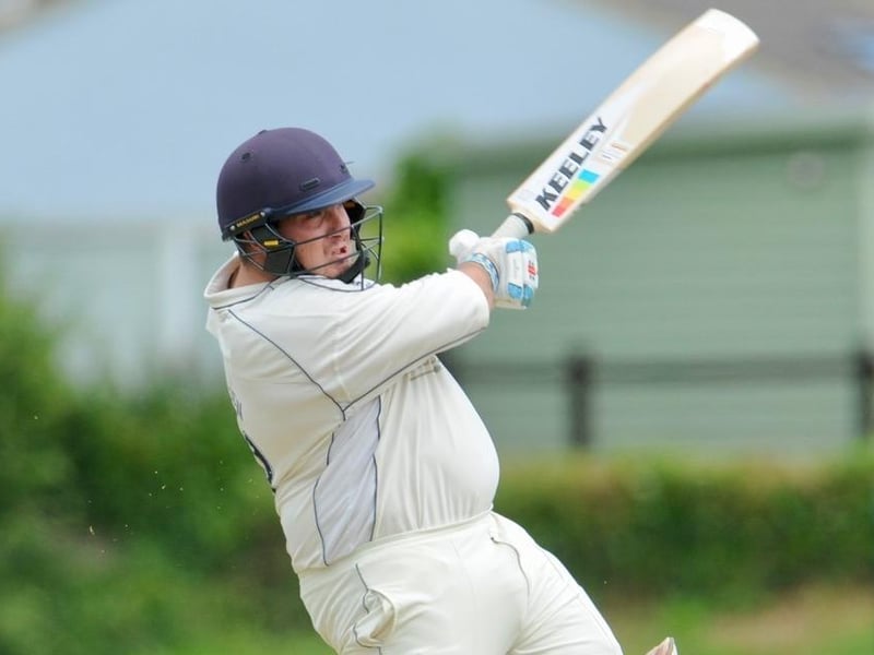 Action between Littlehampton CC and Slinfold CC in Division 3 West of the Sussex Cricket League