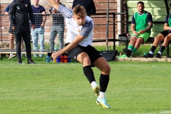 Action from Pagham v Eastbourne United in the FA Vase