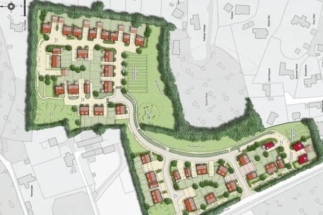 Proposed development layout (Credit: Wealden planning portal)