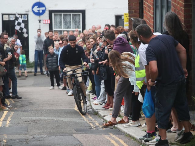 Hastings Old Town Carnival Week 2023: Bike Race. Photo by Roberts Photographic.