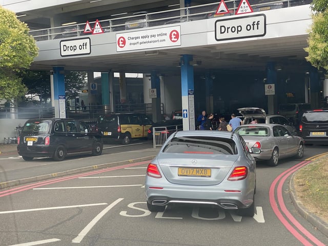 Rail strikes: Pictures show how busy Gatwick Airport is as industrial action continues