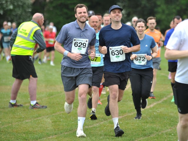 Burgess Hill 10k section of the May bank holiday weekend Mid Sussex Marathon.  Event - Burgess Hill Mid Sussex 10K.  HR26050501. Pic Hollie R/Iconic Media Group : Burgess Hill races at the 2026 Mid Sussex Marathon