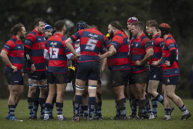 Chichester take a break during the clash with Weybridge | Picture: Chris Hatton