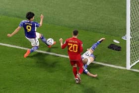 Brighton attacker Kaoru Mitoma of Japan was part of the controversy that surrounded their winning goal against Spain