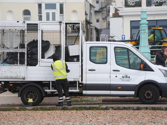 Tents that had been set up on Brighton beach for more than six weeks were finally removed by council officers this week.