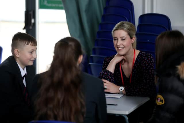 Gatwick is relaunching its app-based mentoring initiative with Brightside where 25 volunteers from across airport departments mentor 100 local students. Photo: Chris Dyson Photography