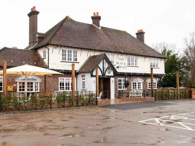 The Black Swan at Pease Pottage has reopened after a £400,000 refurbishment