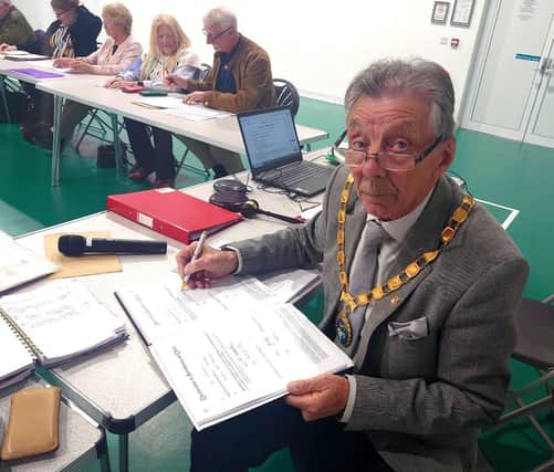 Town Mayor and Chairman of Hailsham Town Council, Paul Holbrook