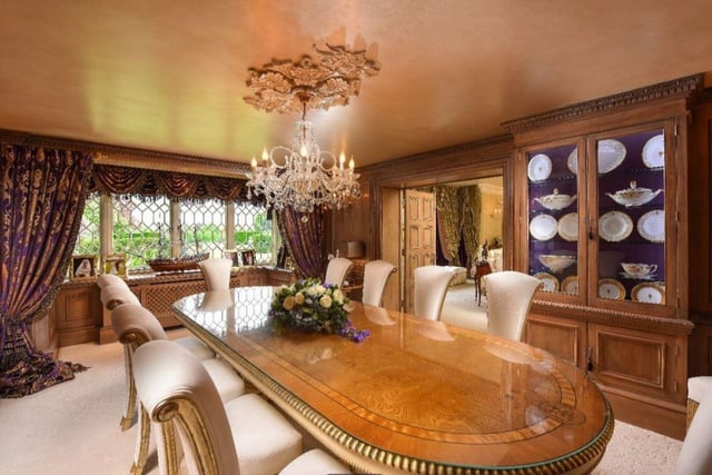 There is a more formal dining room that is ideal for entertaining