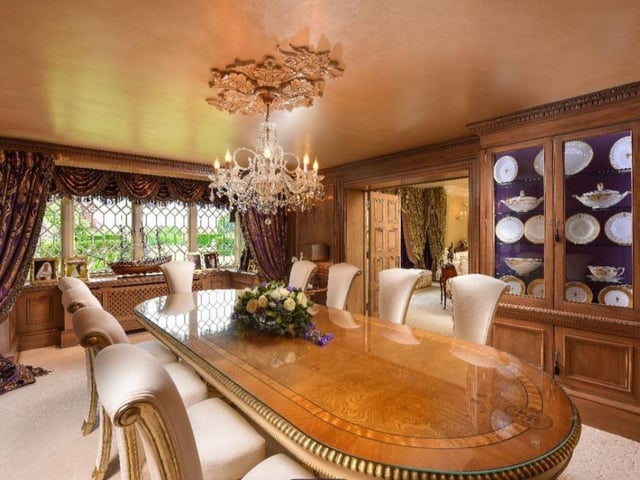 There is a more formal dining room that is ideal for entertaining
