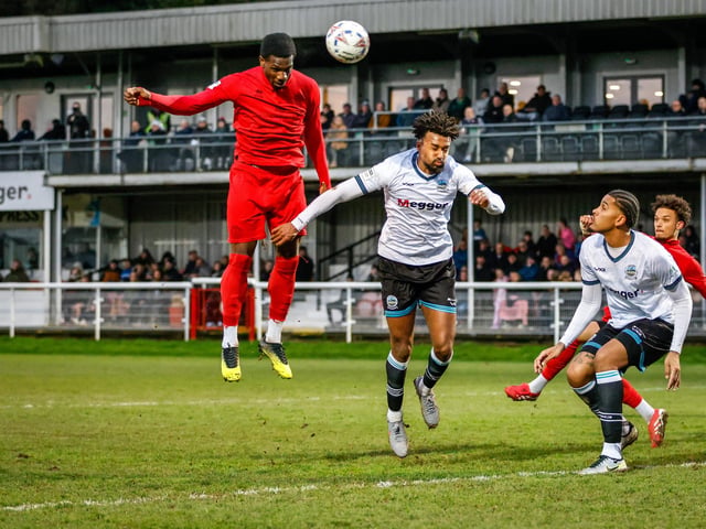 Action from Eastbourne Borough's brilliant 5-2 win away at Dover Athletic in the National League South