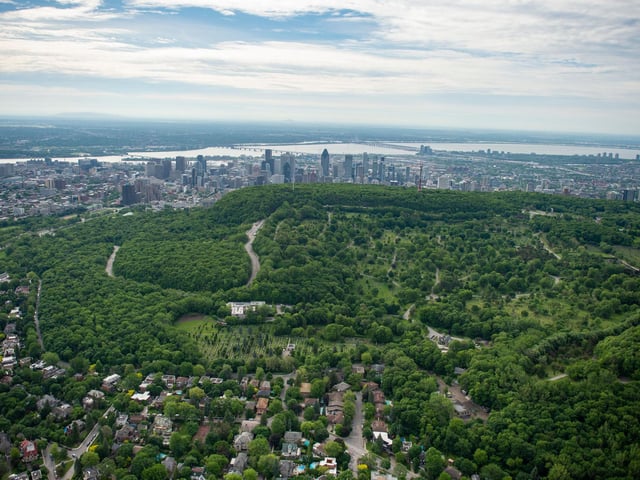 Quebec's largest city, Montreal is set on an island in the Saint Lawrence River and named after Mt. Royal, the triple-peaked hill at its heart