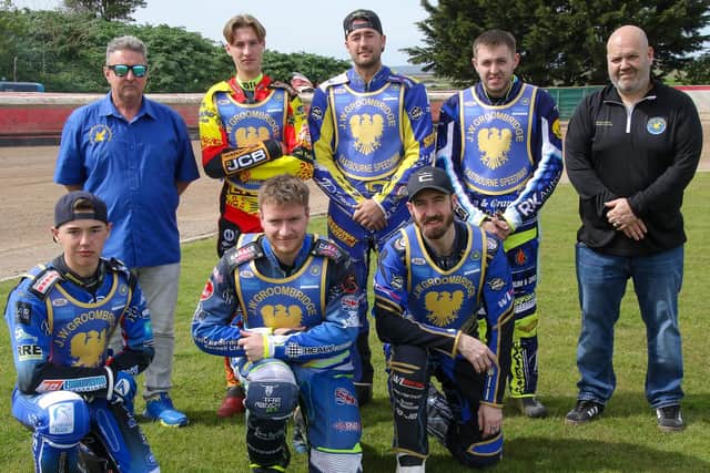 Back together again - Eastbourne Eagles riders | Picture: Niall Strudwick