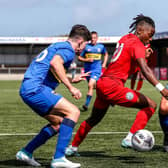 Eastbourne Borough have donr well in friendlies - like this one, in which they beat AFC Wimbledon | Picture: Lydia Redman
