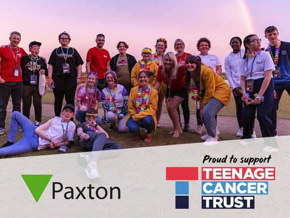 Paxton starts fundraising for Teenage Cancer Trust