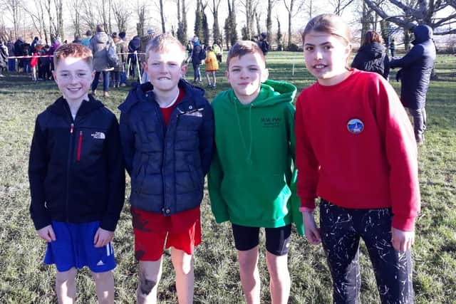 At the Primary Schools Cross Country are some of the Eastbourne Rovers juniors