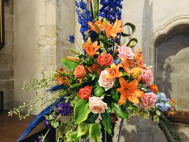 Chichester Cathedral has been filled with wonderful floral displays for the past few days / Picture: Steve Bone