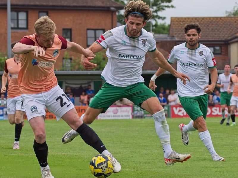 Rocks v Pompey in pre-season friendly action