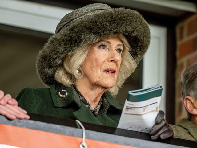 Darren Cool Images : Queen Camilla at Plumpton Racecourse