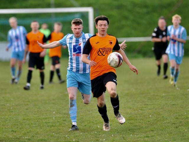 Action from Worthing United's win at home to Mile Oak in the SCFL Division 1