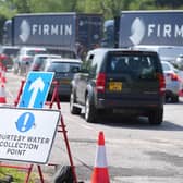 Southern Water customers have flocked to a bottled water station in Billingshurst after Horsham District was left with 'no water' following a ‘failure’ at one of the company’s supply works.