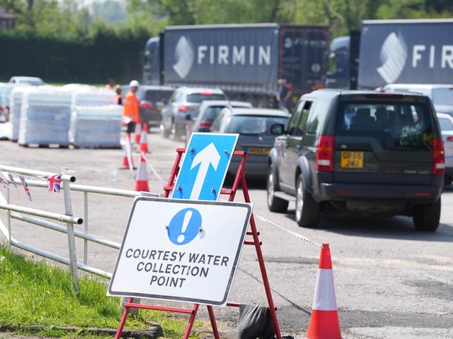 Southern Water customers have flocked to a bottled water station in Billingshurst after Horsham District was left with 'no water' following a ‘failure’ at one of the company’s supply works.