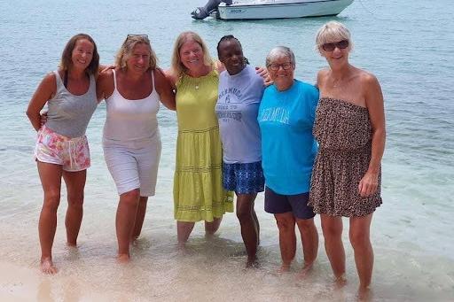 Best friends after over 40 years in the UK and Bermuda.