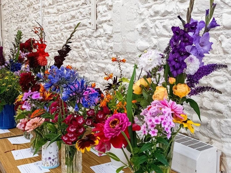Flowers at the East Preston and Kingston Horticultural Society’s annual flower show