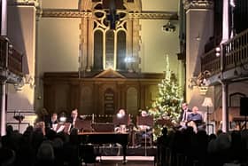 Brighton Philharmonic Brass Quintet:  A Christmas Carol, narrator Paul Ryan 