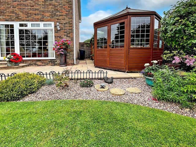 This three-bedroom, detached house with a stunning south-facing garden has come on the market with Graham Butt priced at £695,000