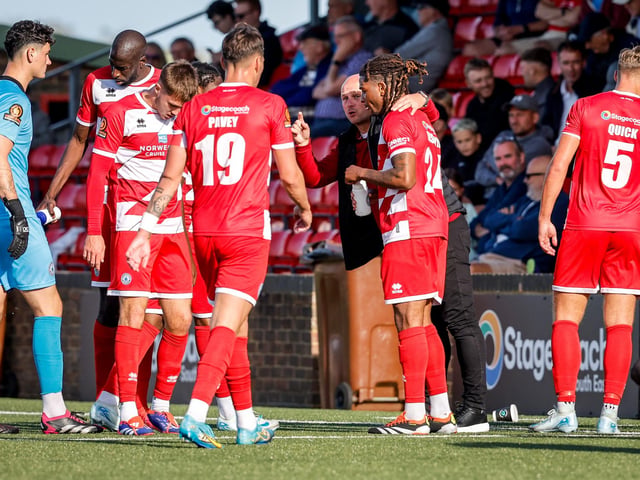 Eastbourne Borough v Boreham Wood in the FA Cup