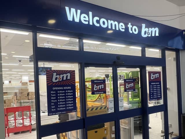 B&M in Worthing's Guildbourne Centre opens tomorrow (Wednesday, February 21). Picture: Eddie Mitchell