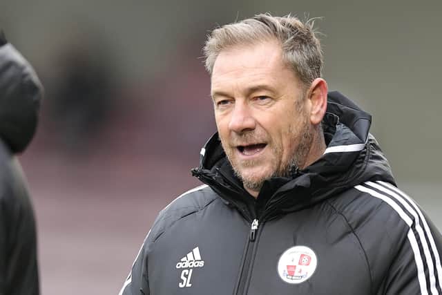 Crawley Town manager Scott Lindsey. (Photo by Pete Norton/Getty Images)