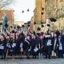 Chichester College Group graduates celebrate at Chichester Cathedral