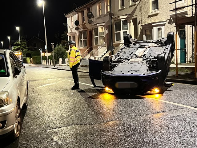 Collision in Eastbourne town centre