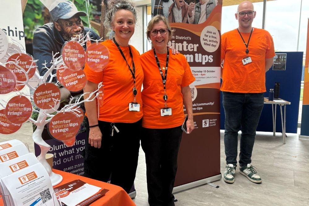 Residents come together to enjoy Horsham District Council’s popular winter events