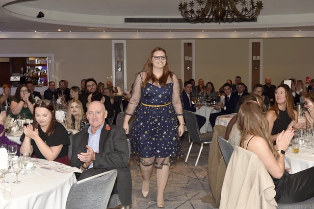 Pictured is: Emma Morris of The Weald Community School and Sixth Form College in West Sussex and West Sussex County Council, who won the Degree Apprentice of the Year and Professional Services Apprentice of the Year awards.