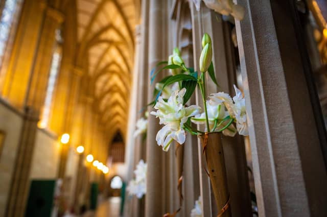 Sense of Place Flower Festival is celebrating the completion of Lancing College Chapel
