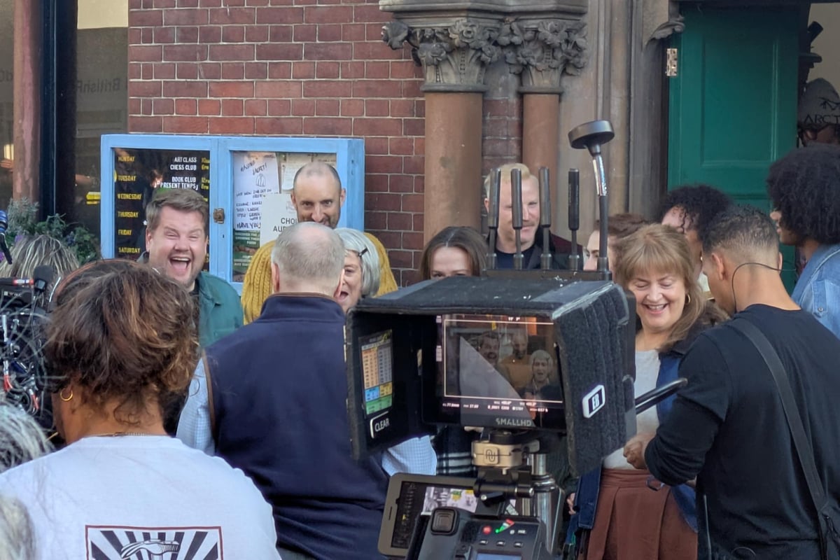Lights, camera, Lewes: production starring James Corden shines spotlight on East Sussex town as ‘fantastic location for film and television’
