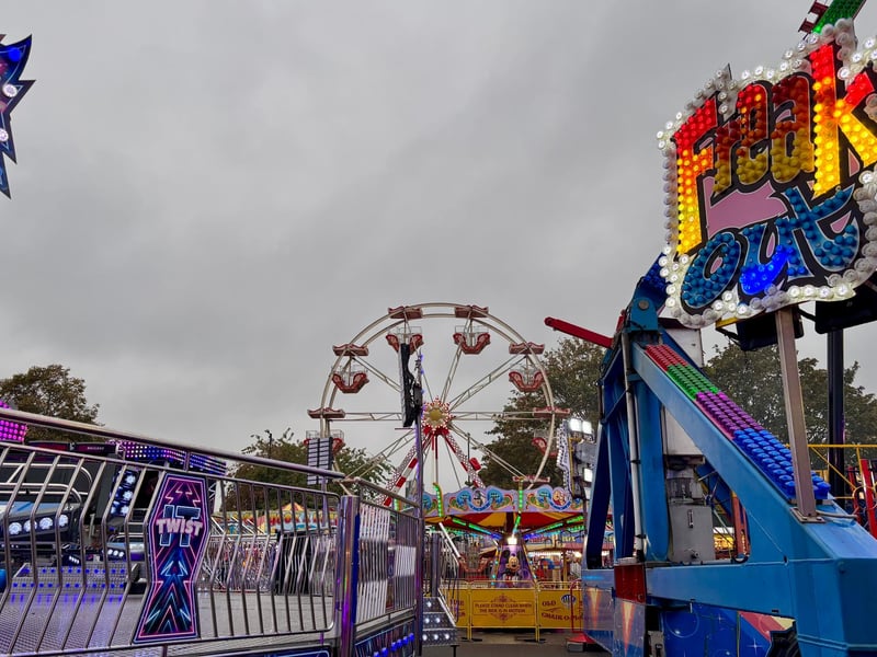 Chichester’s annual Sloe Fair returned to Northgate car park on Tuesday (October 20), bringing a colourful collection of funfair rides to the city.