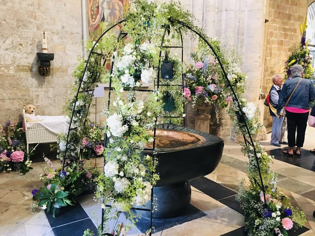 Chichester Cathedral has been filled with wonderful floral displays for the past few days / Picture: Steve Bone