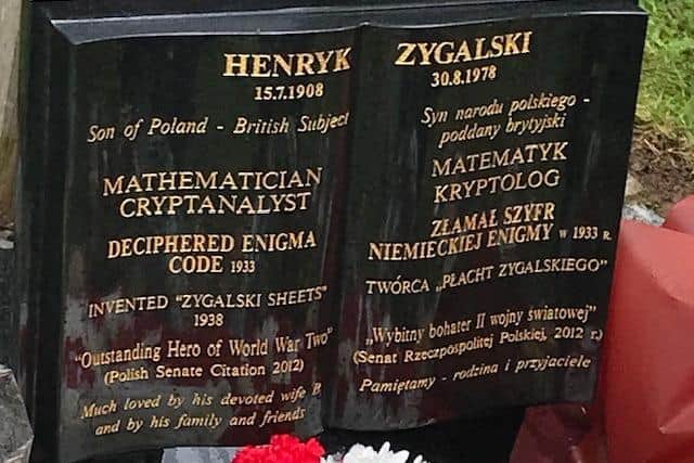 The Henry Zygalski Memorial at Chichester Crematorium