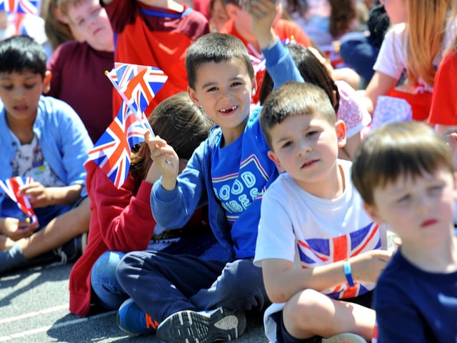 The Platinum Jubilee celebration at Bolnore Village Primary School in Haywards Heath
